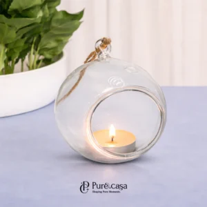 Vintage Footed Glass Cookie Jar